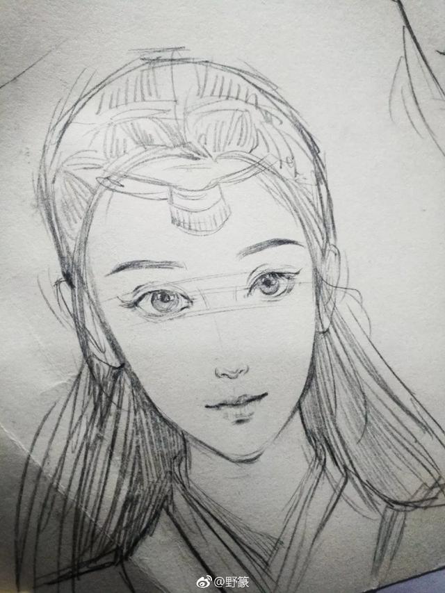 教你画出电视剧里那些颜值爆表楚楚动人的古装美人儿