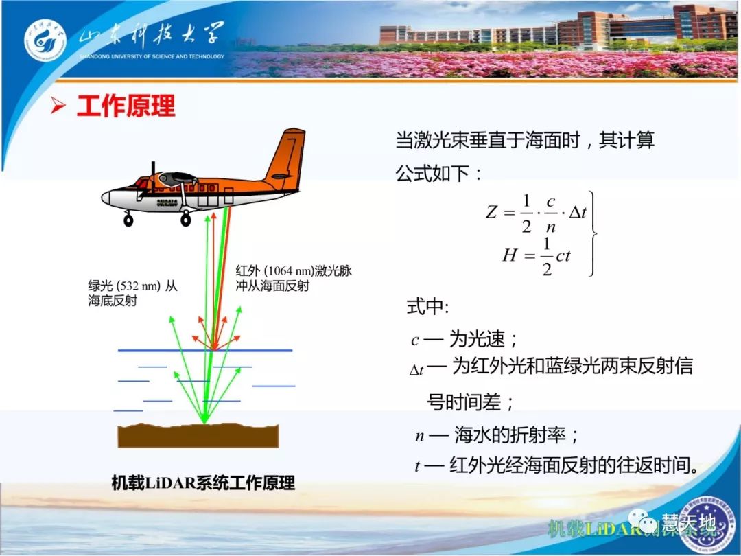 高端论坛山东科技大学阳凡林教授等机载lidar测深与目标探测应用