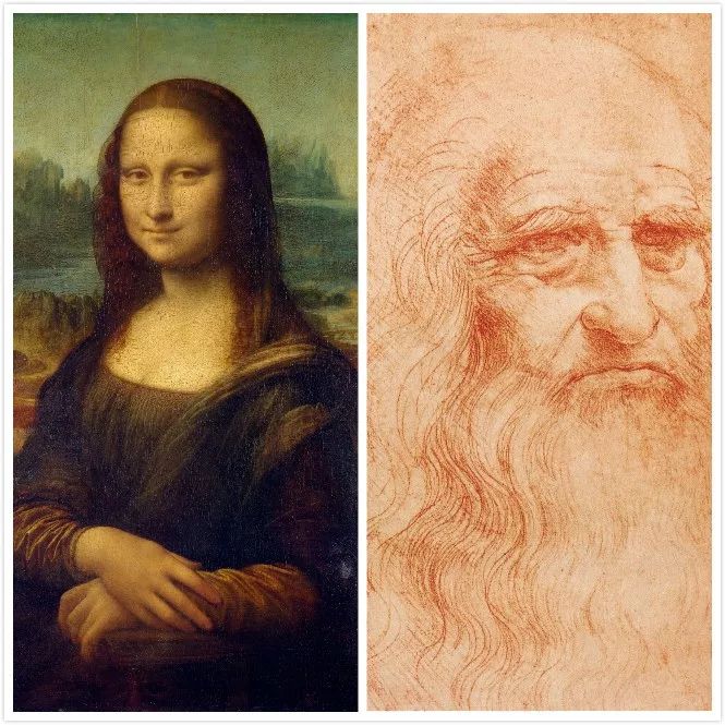 有人比对了达·芬奇的自画像与《蒙娜丽莎》,发现两个人物有很多相似