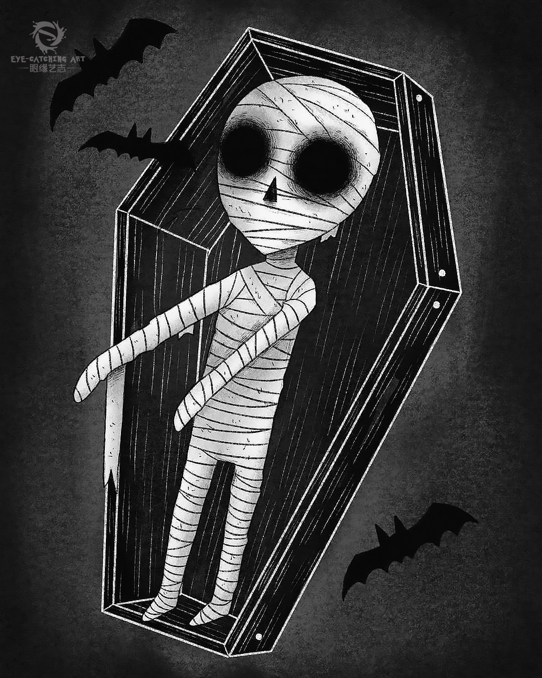 小恐怖中的小幽默猎奇心理与黑白配色