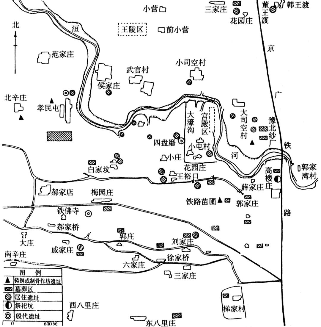 安阳殷墟参观路线图图片