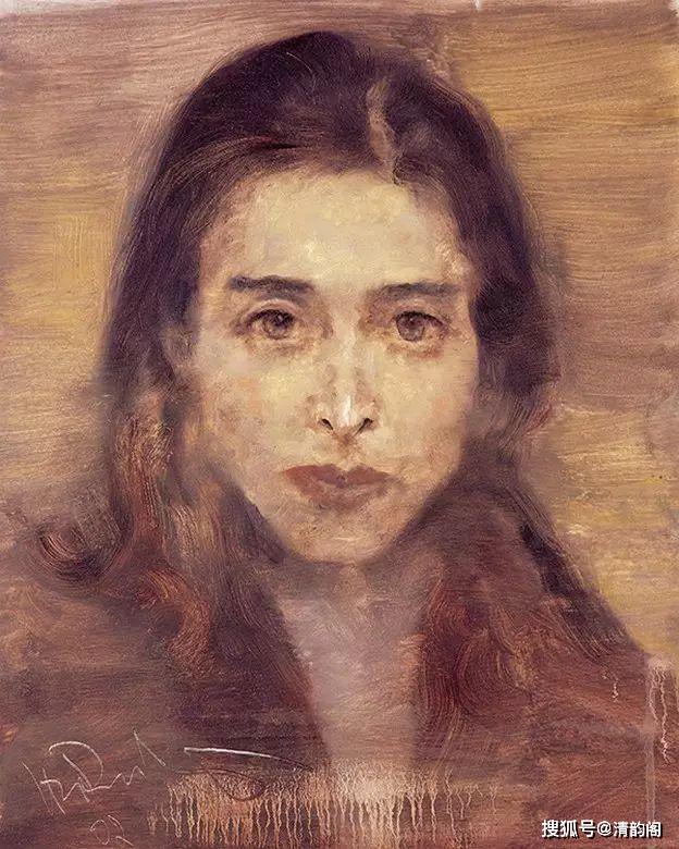 被誉为悲情主义和伤痕美术的代表人物何多苓作品欣赏