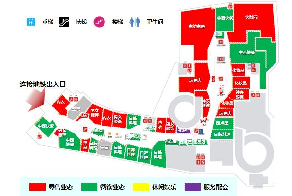 的调整发展至今以一年一个新楼层的速度焕然一新上海美罗城的业态布局