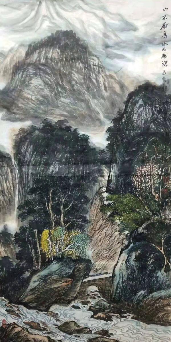 中国画名家——画家李百战作品欣赏