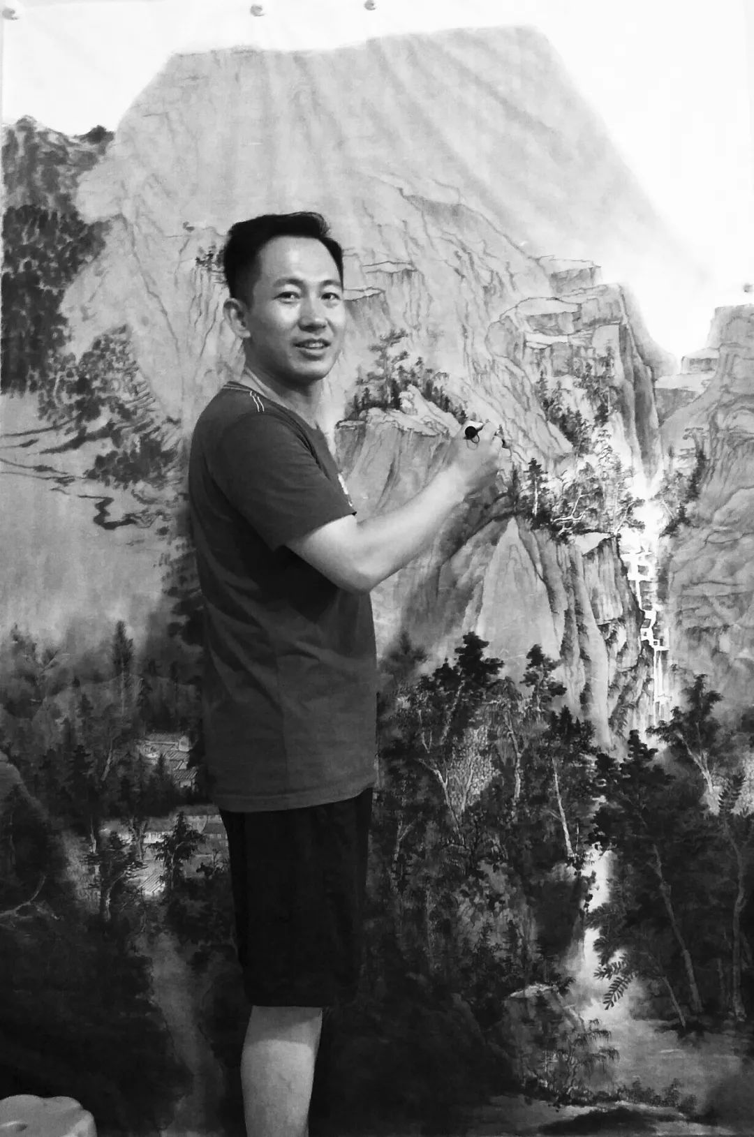 书画家影像网师古问道2019庄志深师生作品展将于12月27日在北京宋庄