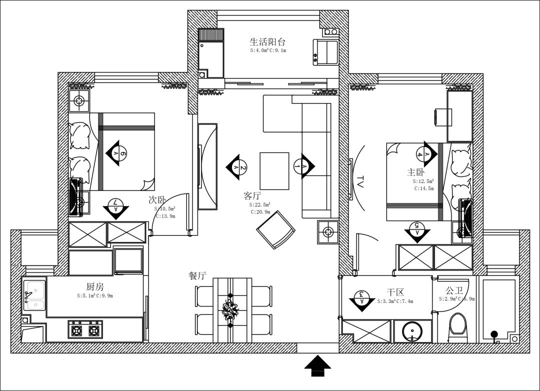 福清中联名城1区 现代风格【内附全套施工图】