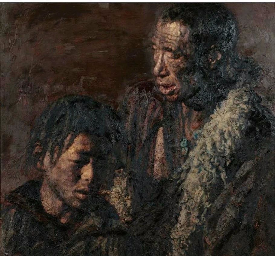 霞飞路上(2004)陈逸飞 黄河颂(1972)当代十大油画 陈逸飞 魏景山 占领