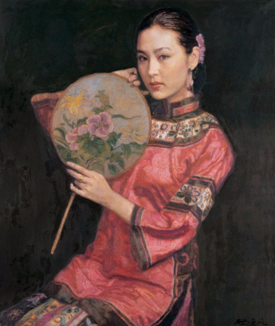 古今中外的完美结合陈逸飞油画作品高清欣赏