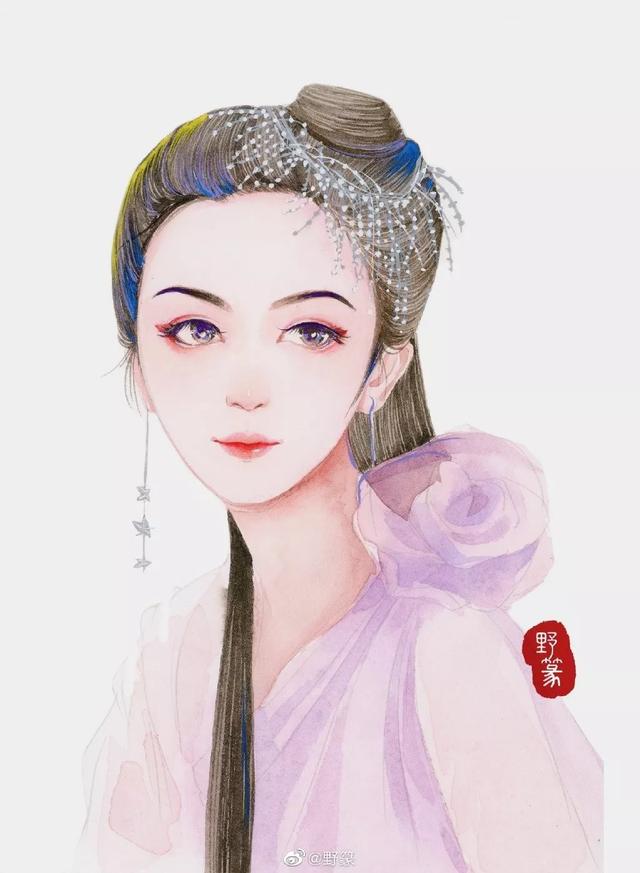 教你画出电视剧里那些颜值爆表,楚楚动人的古装美人儿