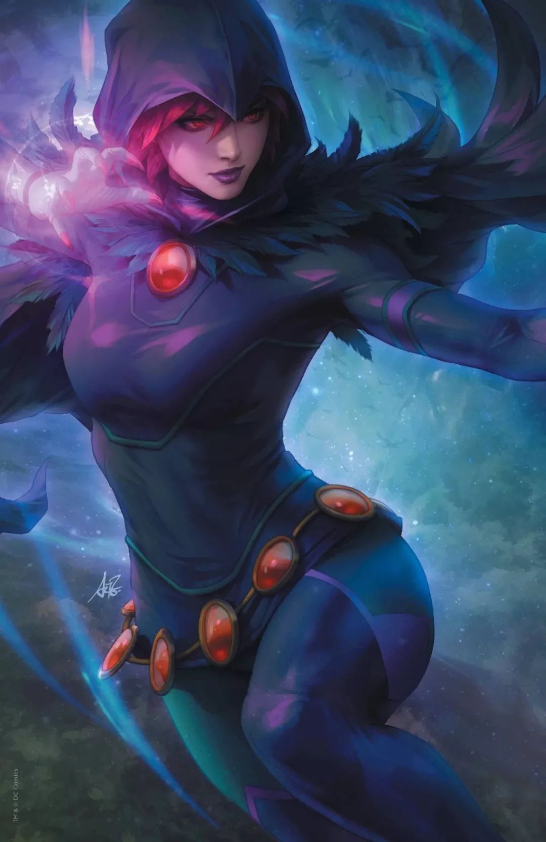 美漫美图赏乌鸦特辑少年泰坦的美少女气质多变的魔法系英雄