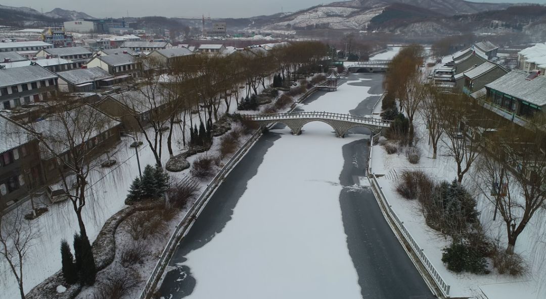 暖了!抓拍丹東冬至雪景