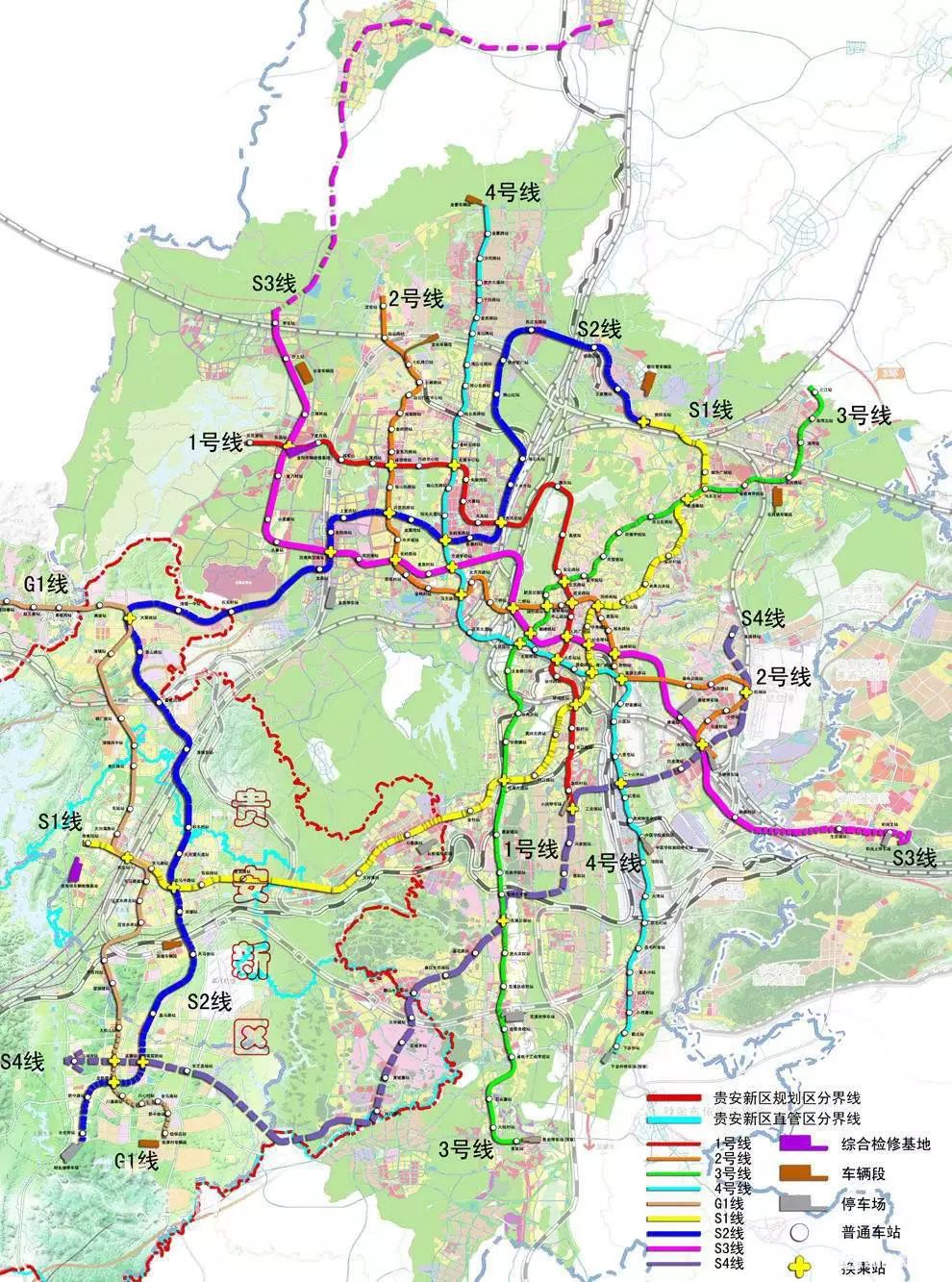 繼首條城際地鐵線路s1號線拉開動工的大幕,近日,貴陽s3,s4號