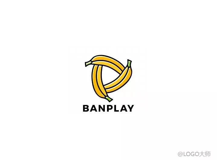 香蕉元素logo设计合集鉴赏