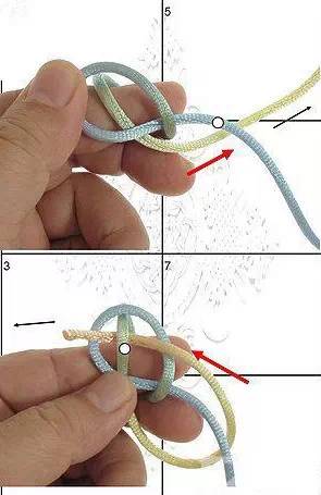 颈绳编法大全图解两股图片