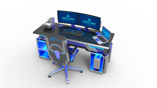 巧夺天工科技全金属科技感指挥中心控制台