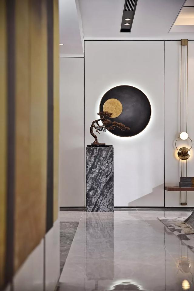 中式元素融汇现代设计打造142㎡新东方时尚美居