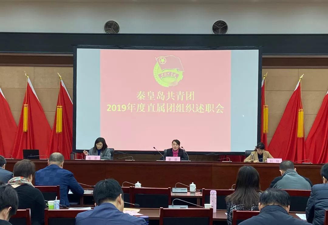 秦皇岛团市委召开2019年度直属团组织述职会