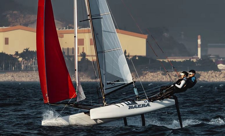 祝贺汕尾籍运动员范常航组合夺得2019年全国帆船冠军赛诺卡拉17级冠军