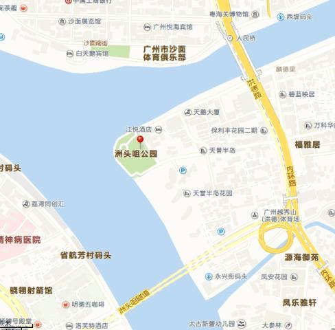 广州租界分布图图片