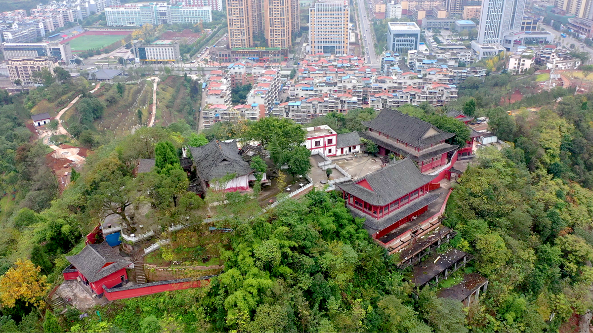 南充舞凤山道观简介图片