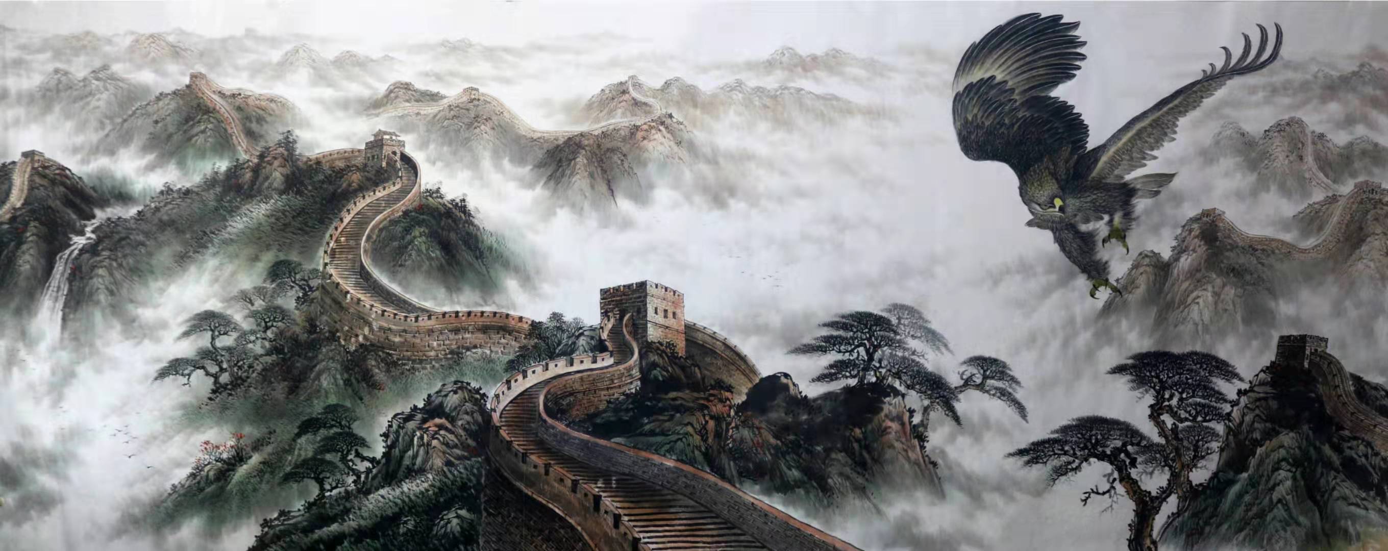 中国最长的画图片