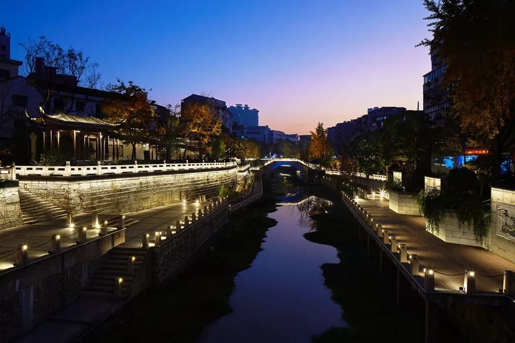 城市景观铜奖溧阳宋团城护城河公园照明