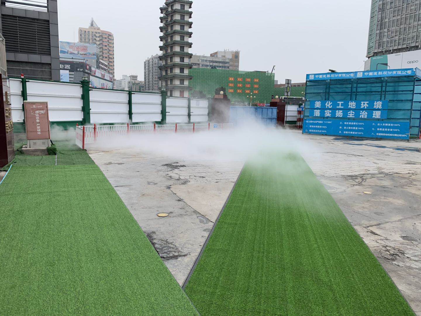 创建文明工地,落实扬尘治理