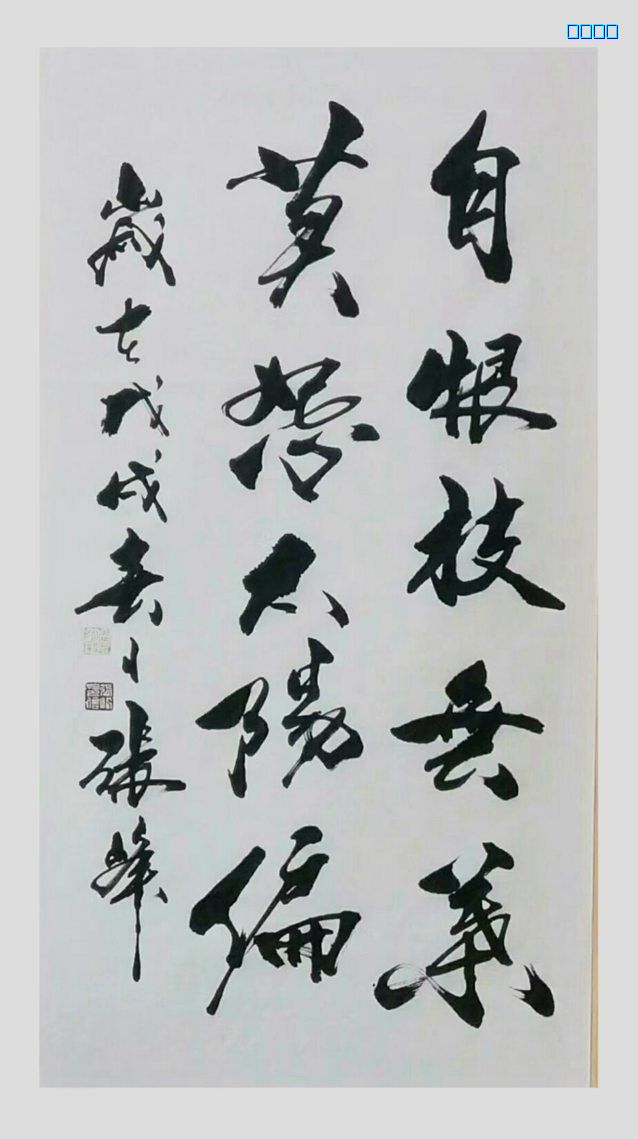 著名书法家张峰先生书法独特艺术风格浅论