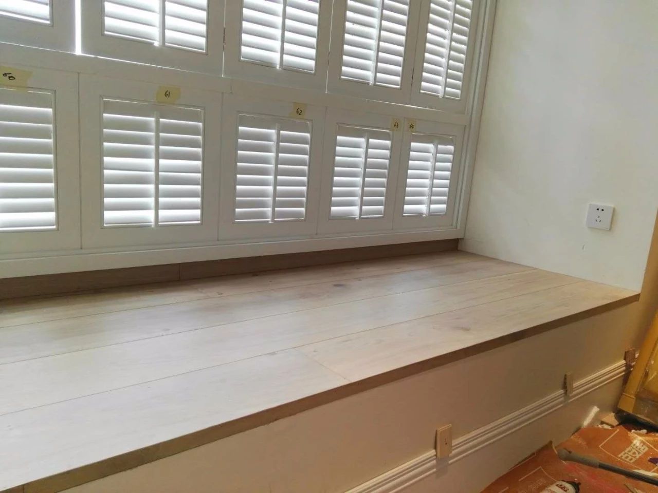 木质飘窗窗台,温馨又浪漫.