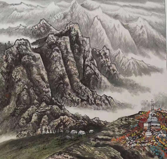 张星国画作品欣赏