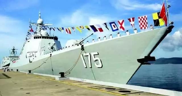 银川舰是我国自主研发的某新型导弹驱逐舰,舷号175,具有较强的区域