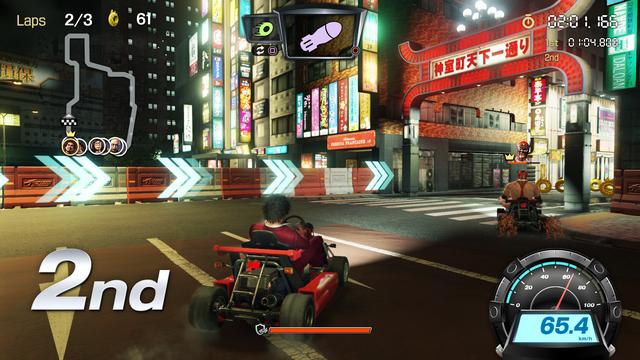 狂飙横滨街头！《如龙7》新玩法“龙卡丁车”截图公开
