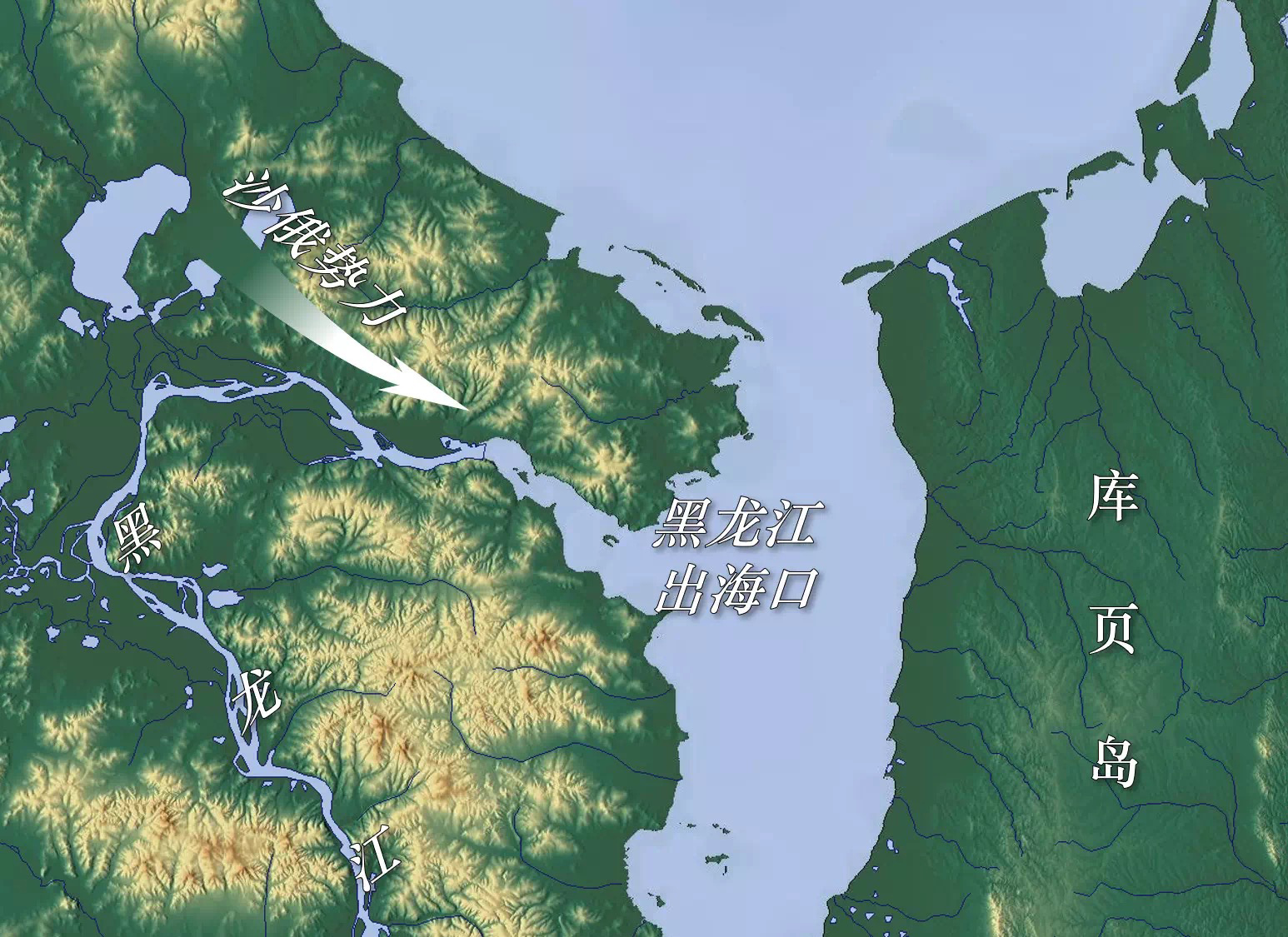 鄂霍次克海地图位置图片