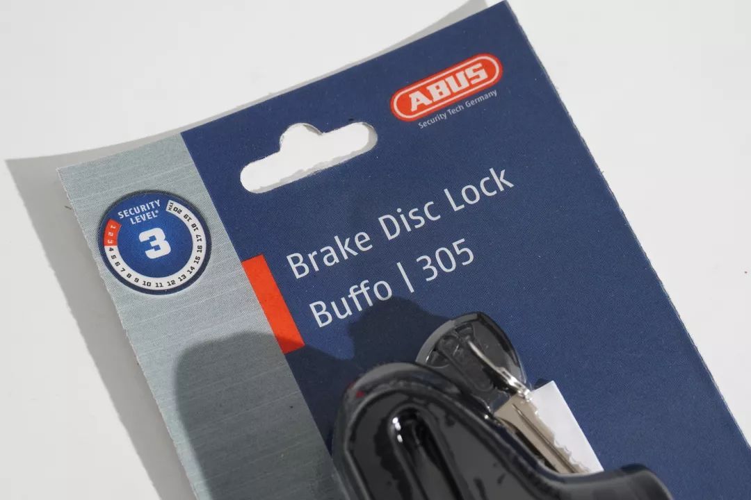 不到5折比海外直邮还便宜40元德国abus305碟刹锁特惠