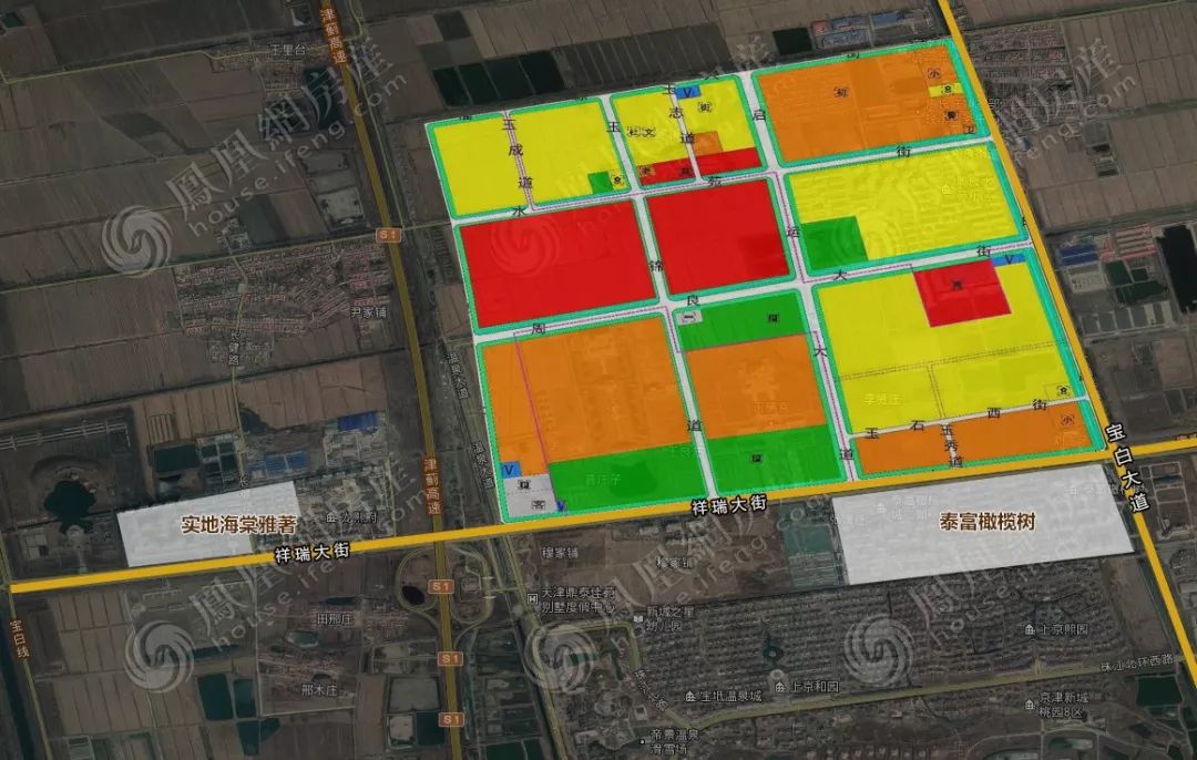 宝坻京津新城规划图片