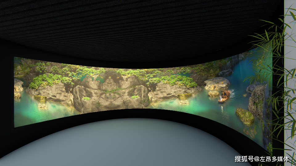 案例展示诗渡瓜州文化馆左昂多媒体