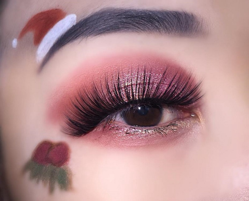 圣诞节眼影怎么搭配颜色新手画眼影的技巧图解