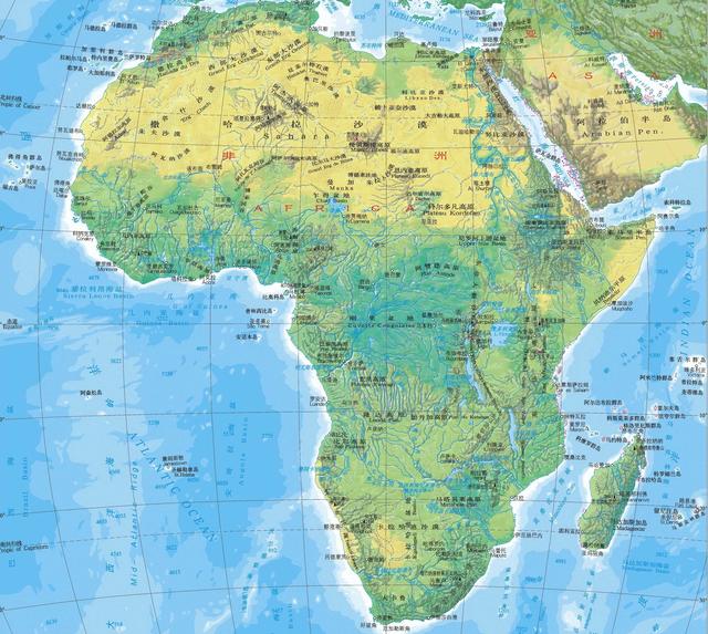 赤道穿过的非洲高原图片