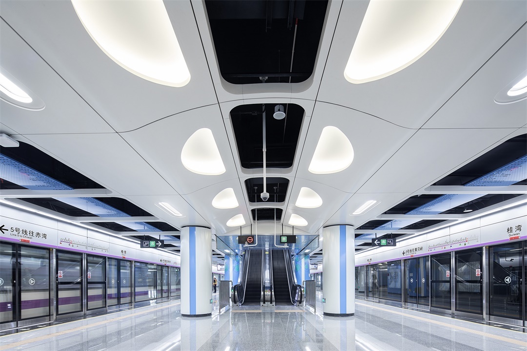 j&a打造科幻感轨道交通空间设计丨深圳地铁5号线二期工程
