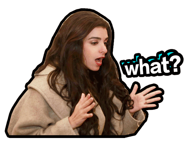 都一脸尴尬还附带一句 "what are you talking about?