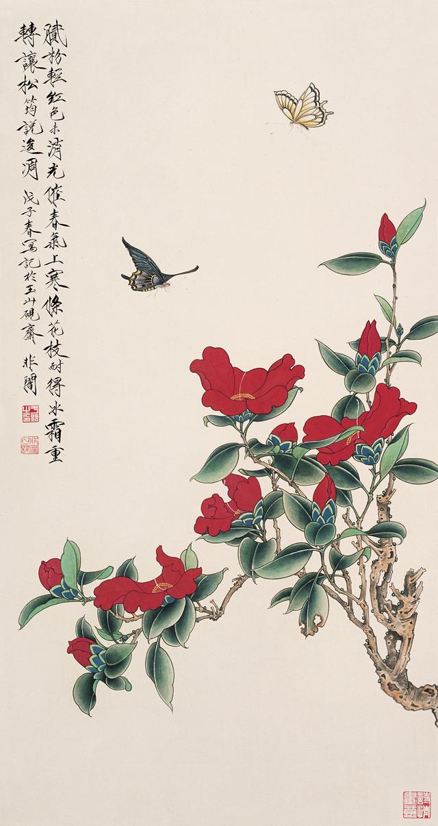 凌波仙鸟拂花枝——"北派"工笔花鸟宗师于非暗