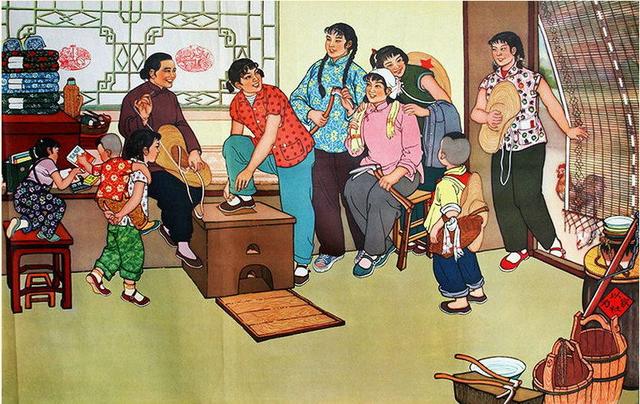 怀旧时刻:那个年代的宣传画旧照片