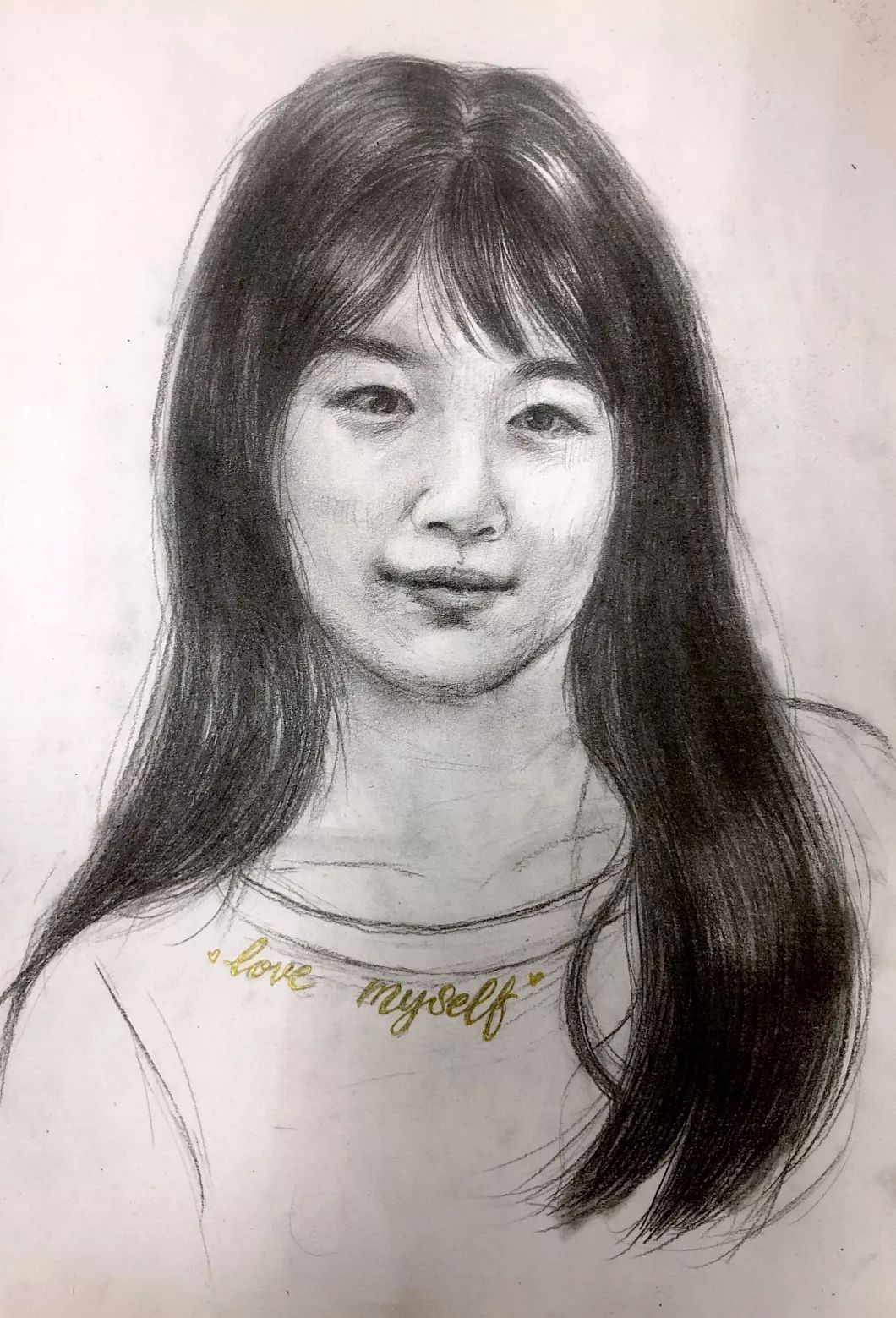 19视传素描习作汇报二自画像练习