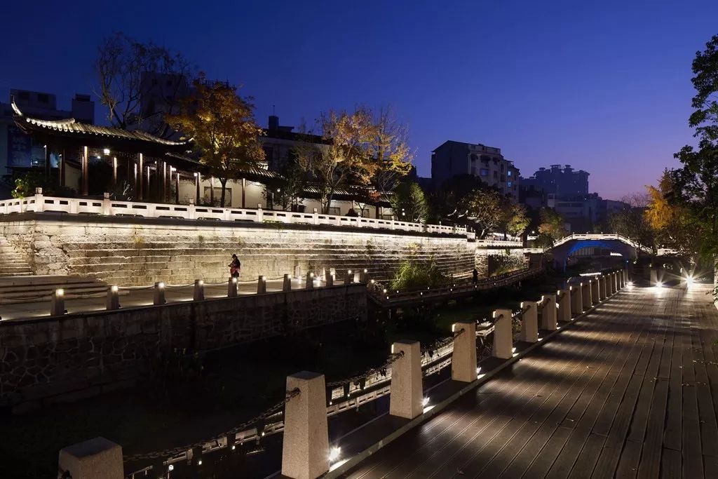 城市景觀銅獎溧陽宋團城護城河公園照明