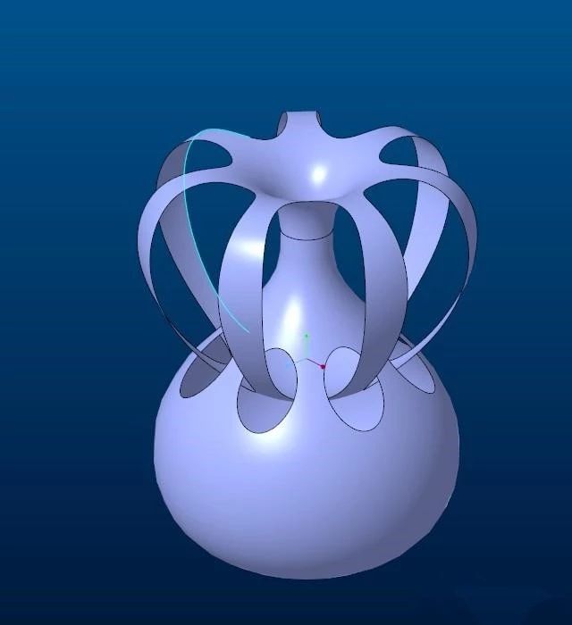 creo/proe建模实例——一个花瓶