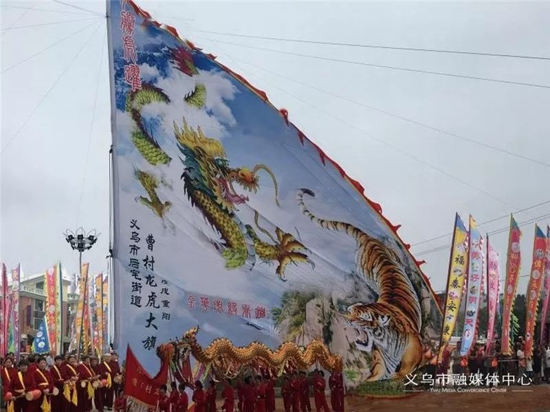 龙虎旗斗牛剪纸义乌这个村又获一省级荣誉