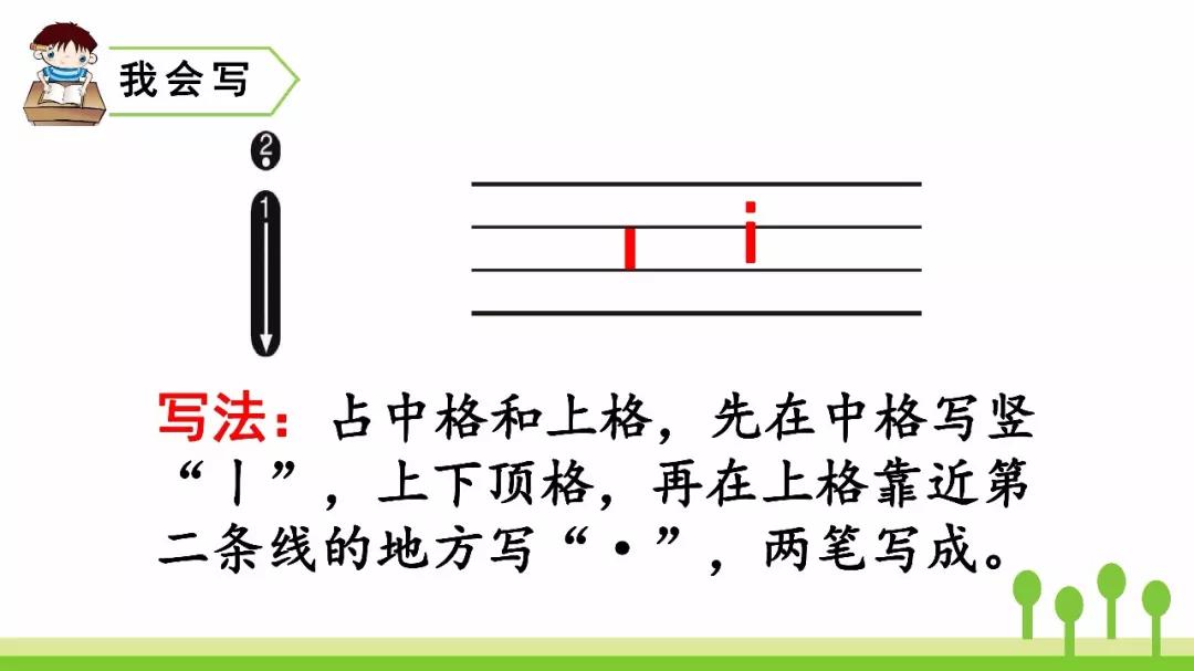 部编版一年级语文上册汉语拼音2《i u ü y w》图文讲解 知识点梳理