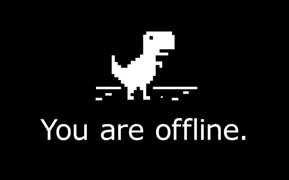 断网时的小恐龙?