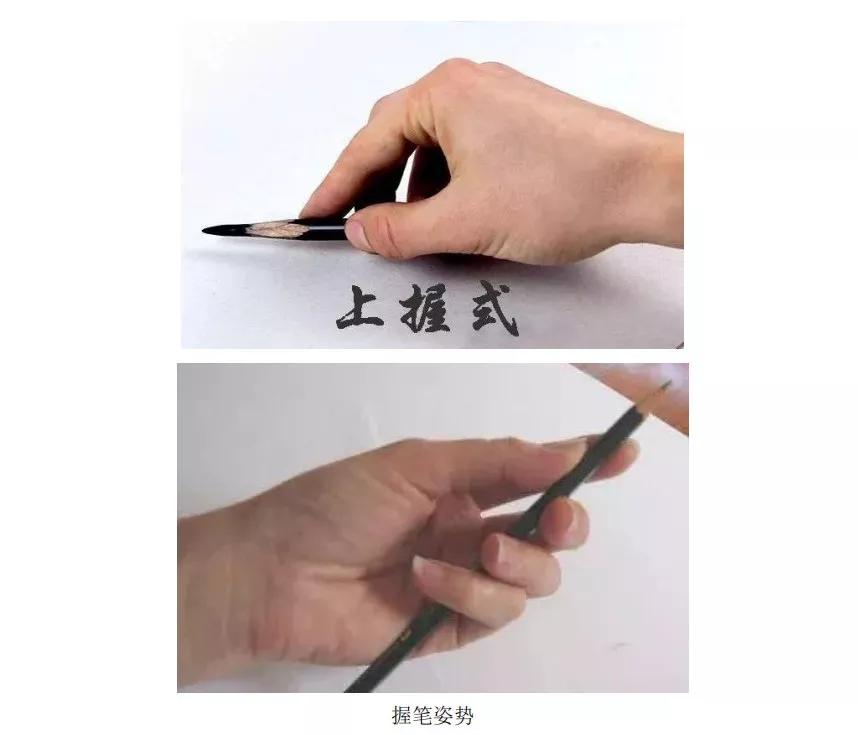 画速写的正确握笔方式图片