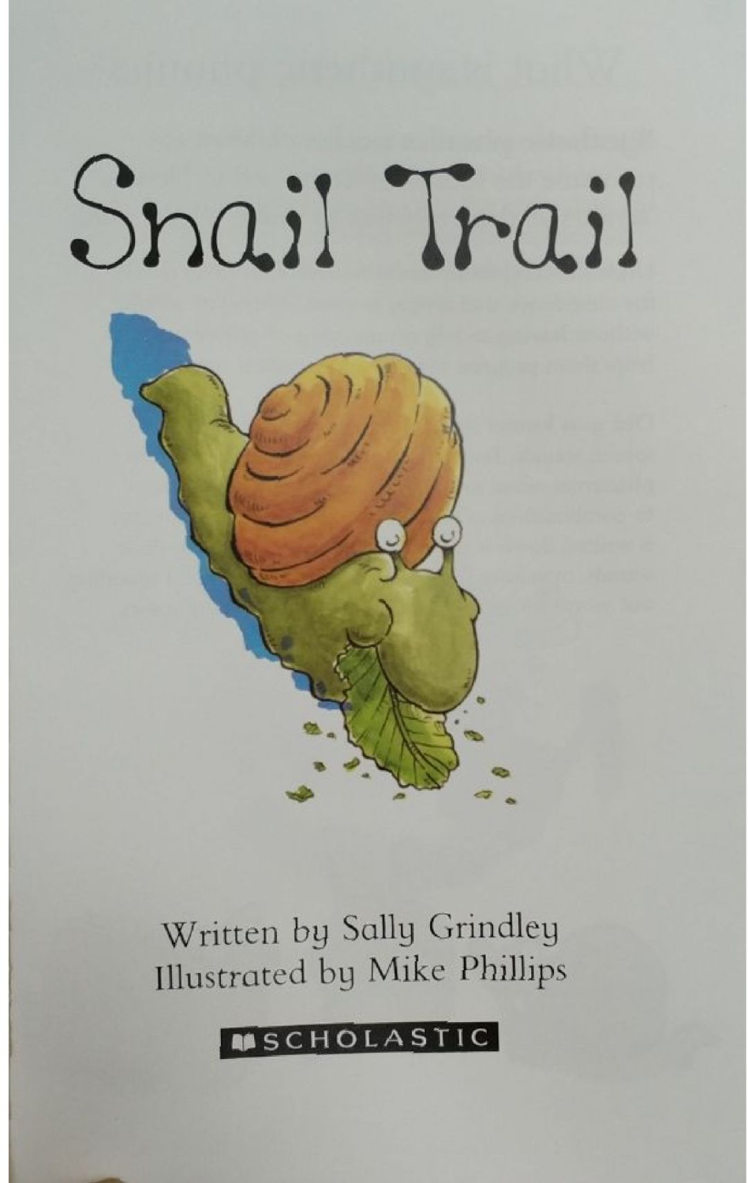 21天阅读计划-winter reading-day 17 snail trail
